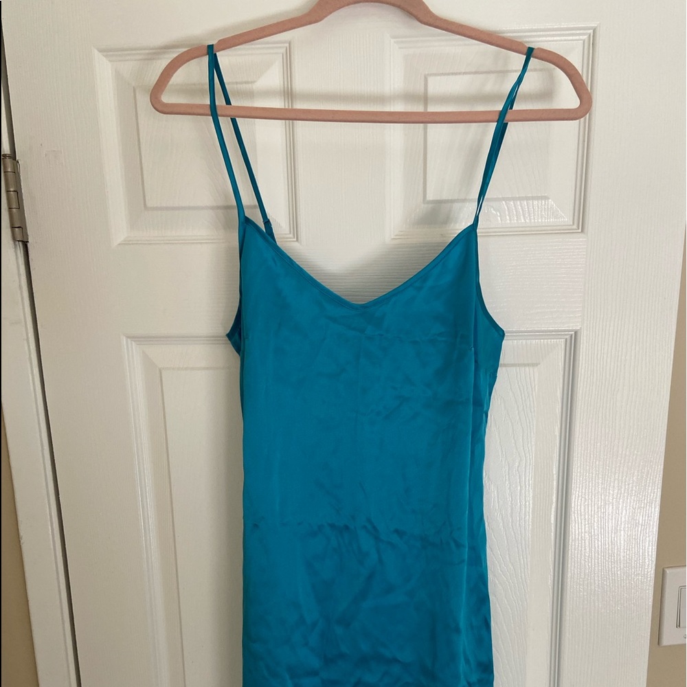 La Perla | 100% Silk Turquoise Slip / PJ NWT